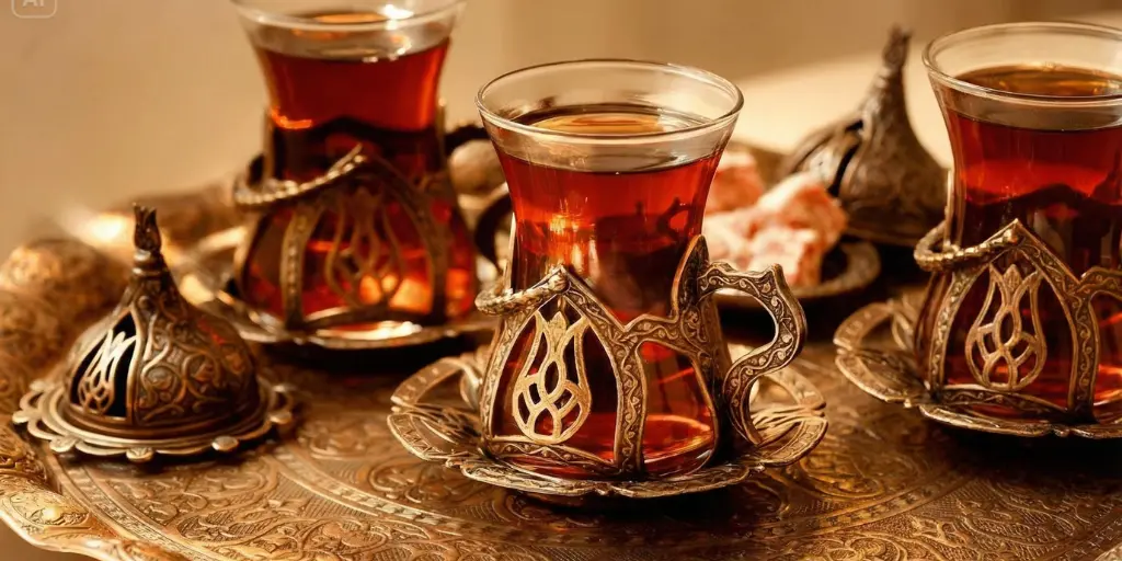 Thé syrien traditionnel